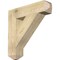 Ekena Millwork Traditional Craftsman Rough Sawn Bracket, Douglas Fir, 6"W x 28"D x 28"H BKT06X28X28TRA04RDF - alternate 1